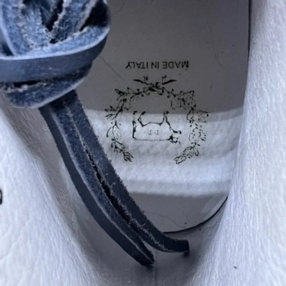 Del Toro Chukka‎ Boots Men's Size 11 Black Blue Floral Embroidery Made in Italy